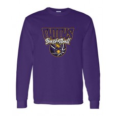Pleasant Hill MS 2022 Basketball Long-sleeved T (Purple)