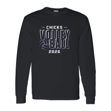 Pleasant Hill 2026 Volleyball Long Sleeved T (Black)